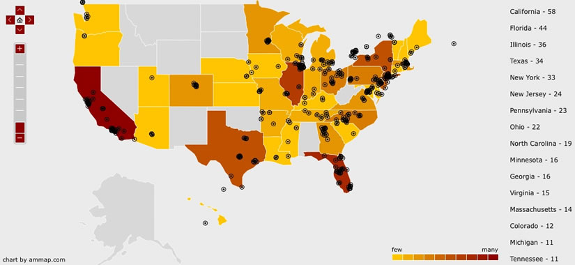 US Heat Map